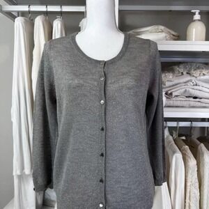 The Limited Grey Cardigan Women's Size Medium 0273